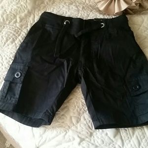NWT Black cargo shorts